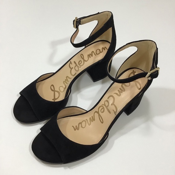 Sam Edelman Shoes - Sam Edelman Susie Black Suede Sandal.